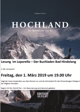 Lesung "Hochland"